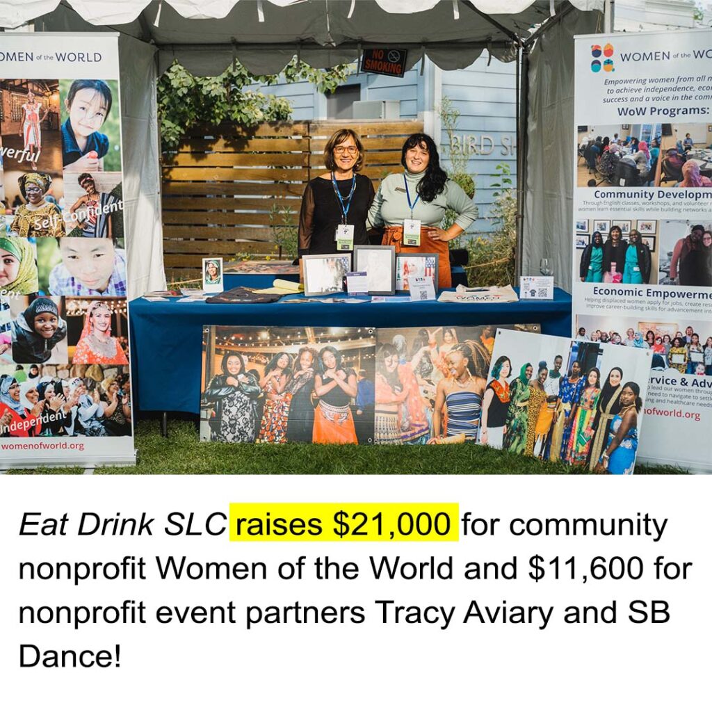 Eat Drink SLC raises $21K for Women of the World
